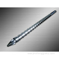 With wear-resistance bimetallic single screw barrel